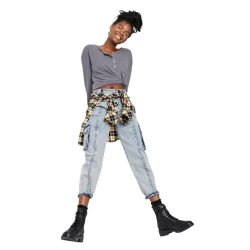 Zip-Up Sherpa Jacket — round neck snap front t-shirt grey (medi