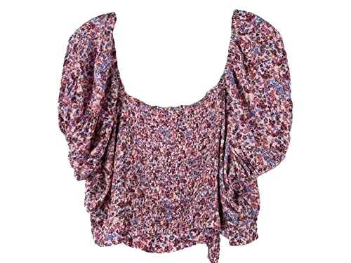 Floral Flutter Sleeve Top — (xxl)