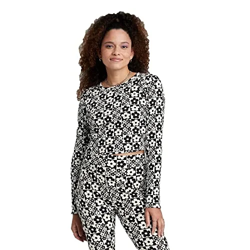 Slim Fit Baby T-Shirt — (black floral