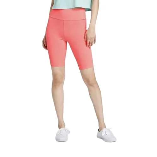 High-Rise Corduroy Mini Skirt — bike shorts (neon coral